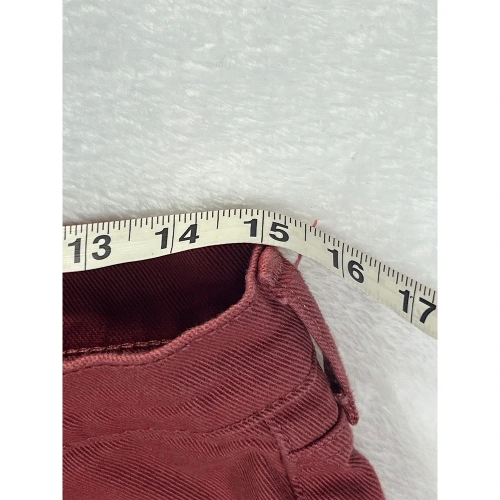 Levi Strauss 511 Slim Fit Red Denim Jeans Mens W34‎ L29 Casual Chinos Pants